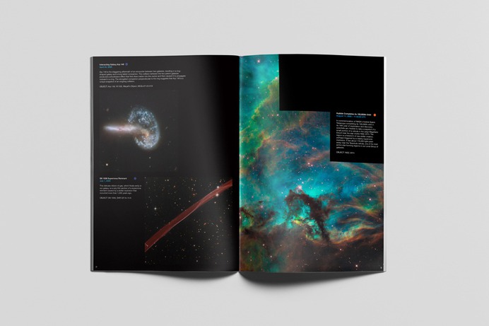 Hubble 25 Years On Book Design – Deivid Cole