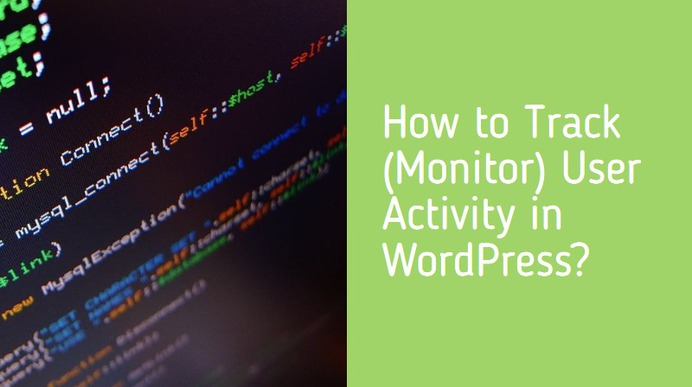 How to Track (Monitor) User Activity in WordPress? wordpress activity monitor, user activity tracking and log, wordpress track visitor activity, wordpress track user page views, wordpress monitor page views track user changes