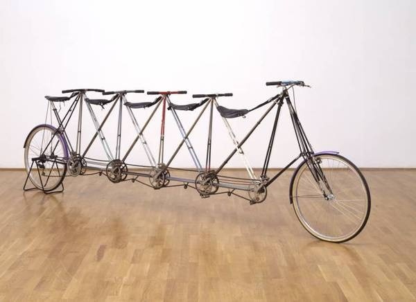 Five-Man Pedersen (Prototype No.1) // Artist: Simon Starling (born 1967) #art #bike #modern