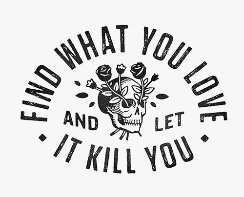 #typography #skull