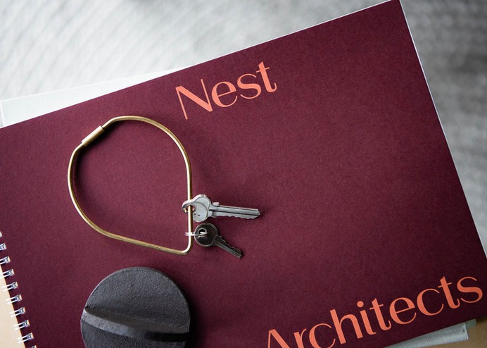 Nest Architects Branding - Mindsparkle Mag Nest Architects Branding by JAC&. Nest create spaces that reflect the people that inhabit them, today and in the future. Founded in 2006, the practice have an extensive folio of work that exudes warmth, meaning and a complete lack of pretence. #logo #packaging #identity #branding #design #color #photography #graphic #design #gallery #blog #project #mindsparkle #mag #beautiful #portfolio #designer