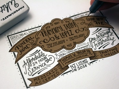 Francioni, Taylor & Lopez Funeral Home #jason #dribbble #carne