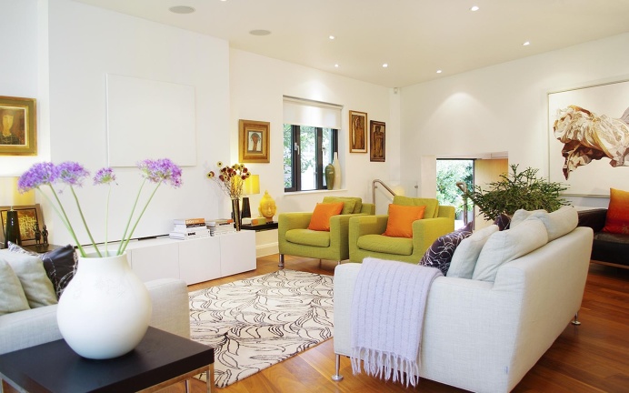 Colourful living room #interiordesign, #livingroom