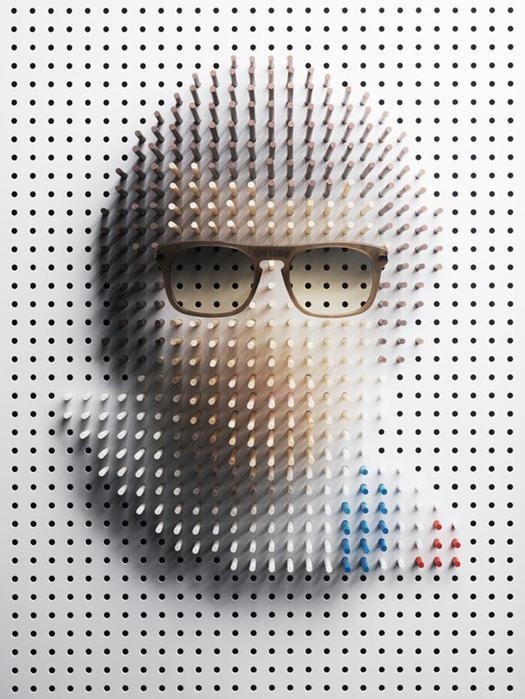 Steve Mcqueen Pin Portrait by Philip Karlberg #abstract #celebrity #gaga #pin #portrait #art #portraits #lady