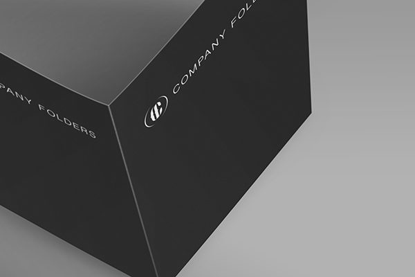 Front Presentation Folder Mockup Template