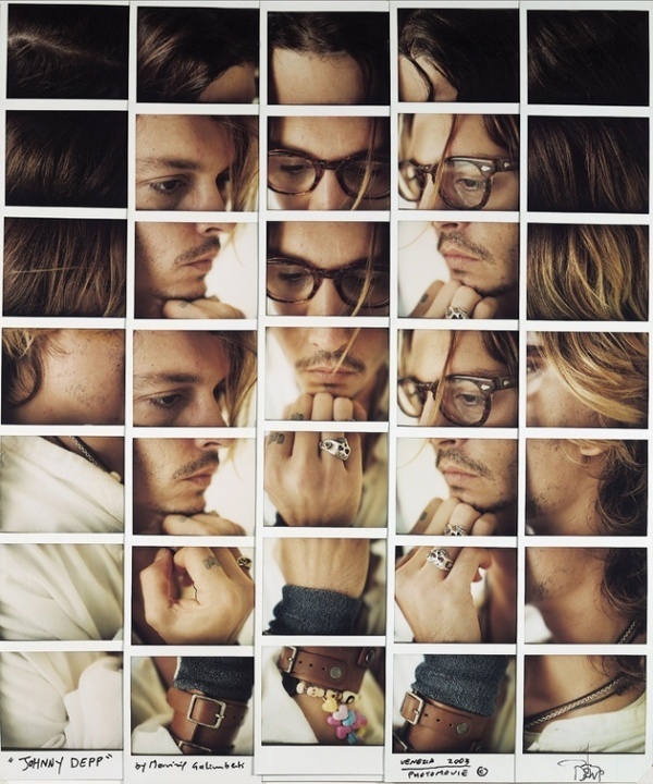 Polaroid Mosaics of Celebrities by Maurizio Galimberti #creative #celebrity #photography #polaroid