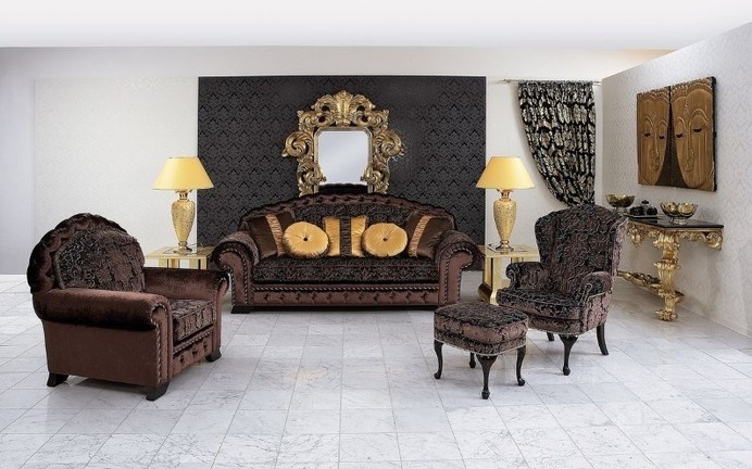 Upholstered lounge suite art of beauty by Finkeldei - www.homeworlddesign.com (7) #inspiration #lounge #homedecor #homedesign