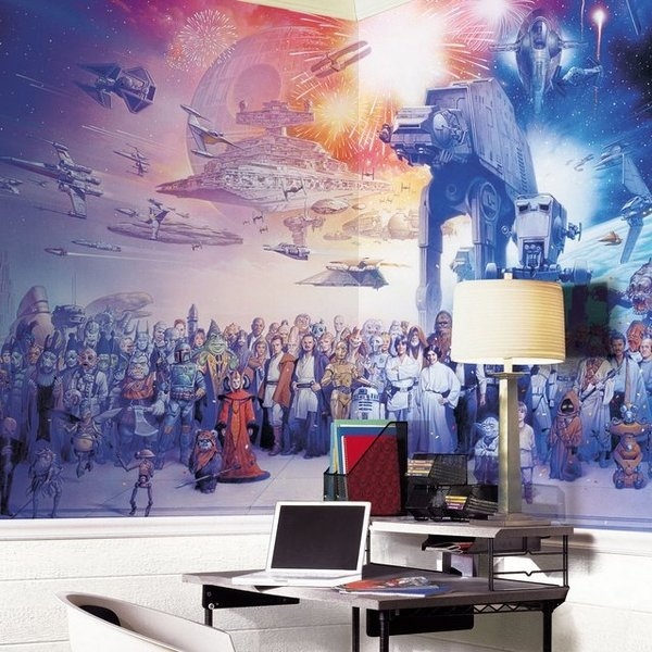 Star Wars example #128: Star Wars Ensemble Wall Mural