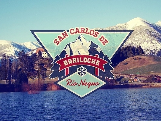 San Carlos de Bariloche | Flickr: Intercambio de fotos #mountain #labels #spines #snow #badges #logo