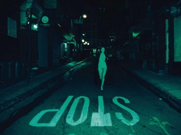 this isn't happiness™ photo caption contains external link #woman #photo #city #night #stop #street #walking #naked