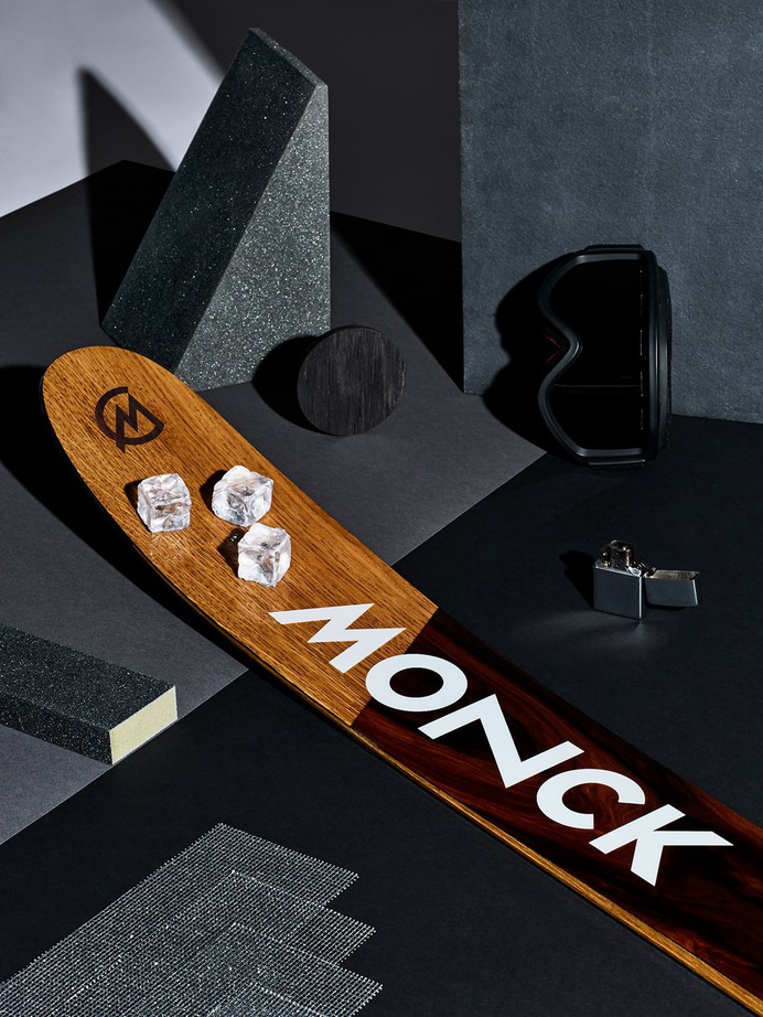 Monck Custom Skis - Mindsparkle Mag Mamastudio Design Agency designed the branding for Monck Custom Skis. Its brand identity and the product itself is based on simplicity, honesty and functionality. #logo #packaging #identity #branding #design #color #photography #graphic #design #gallery #blog #project #mindsparkle #mag #beautiful #portfolio #designer