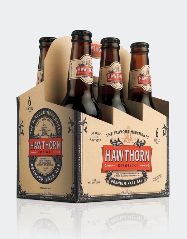 Hawthorn Brewing Co. #beer #branding #pale #packaging #drink #co #label #food #brewing #logo #ale #pilsner #hawthorn