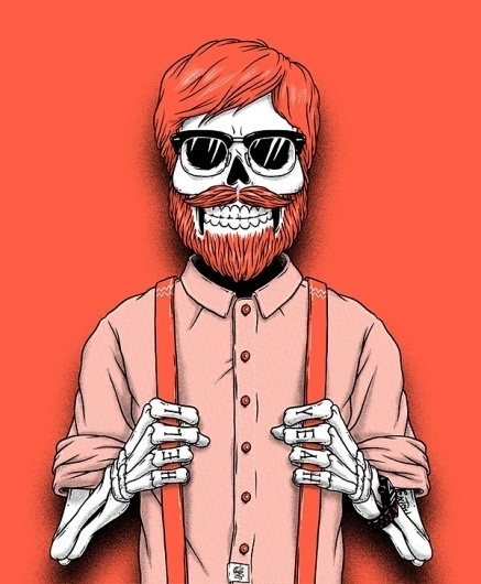Bones brigade on the Behance Network #skull #hell #bones