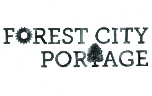 Forest City Portage - Emily Good #type #handwritten #logo