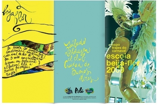 Beija Flor Exhibition - Poster & Flyer on the Behance Network #calligraphy #rio #flyer #de #illustration #poster #brazil #janeiro #typography
