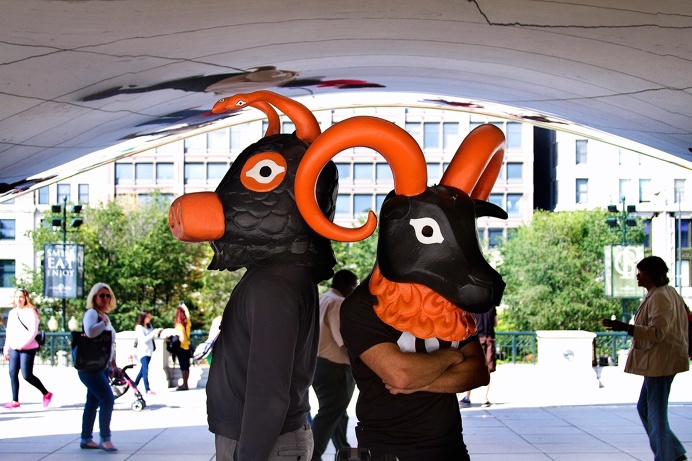 monster, animal, head, mask