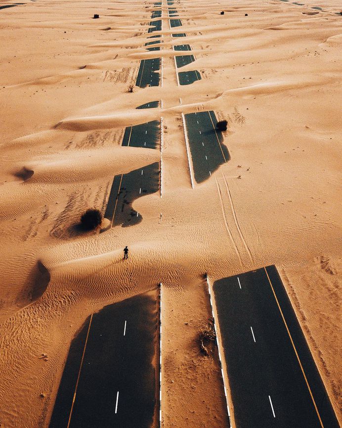 Dubai From Above: Striking Drone Photography by Husain Ujjainwala