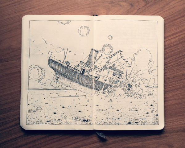 1.2 Sketchbook 2014 on Behance https://www.behance.net/gallery/17230953/12-Sketchbook-2014 #sketchbook