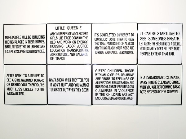 purple DIARY | THE ARMORY SHOW 2014 #holzer #jenny #art