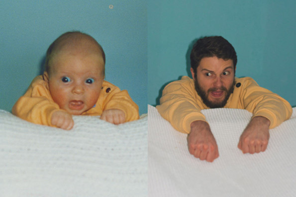 Photography: The Luxton brothers recreate their childhood pictures with terrific results #photography