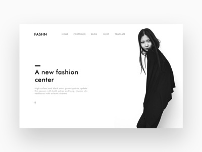 Fashn Web Header, by Prakhar Neel