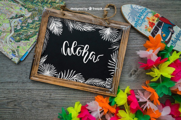 Aloha decoration with slate and surfboard Free Psd. See more inspiration related to Mockup, Floral, Wood, Summer, Template, Blackboard, Tropical, Holiday, Chalkboard, Mock up, Decoration, Pineapple, Decorative, Vacation, Templates, Aloha, Up, Season, Hawaiian, Surfboard, Slate, Composition, Mock, Exotic, Summertime and Seasonal on Freepik.