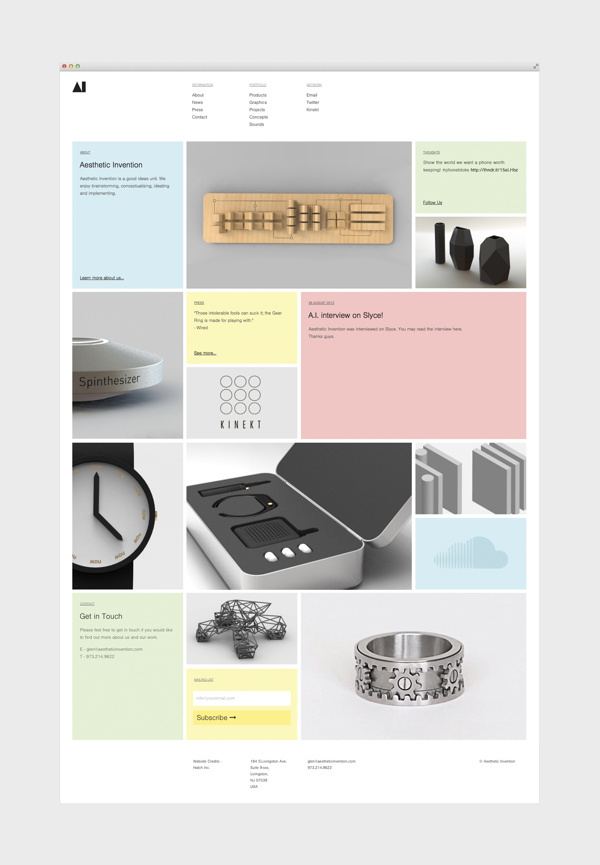 Aesthetic Invention #development #design #graphic #web