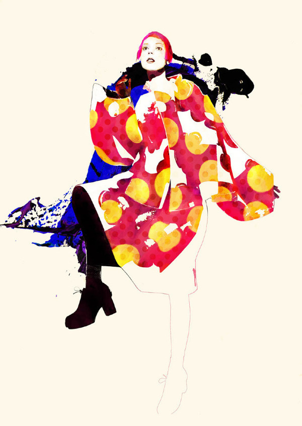 'OVEREXPOSED' Illustrations 2012 #fashion #illustration #pattern