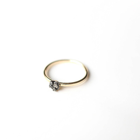 Nanhā Pyrite Ring || 14K Gold #cluster #pyrite #pulse #design #14k #jewelry #gold #parallel #ring
