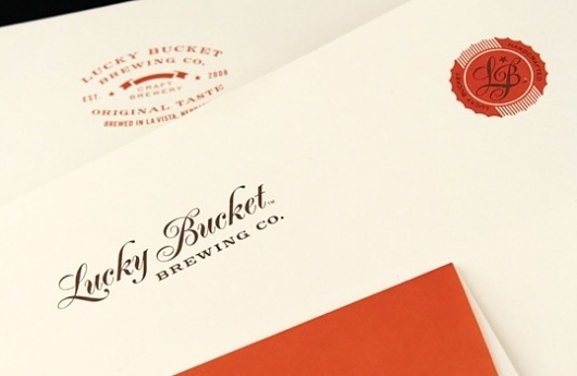 Lucky Bucket Brewing Co. : Lovely Stationery . Curating the very best of stationery design #archrival #design #graphic #bucket #stationery #lucky