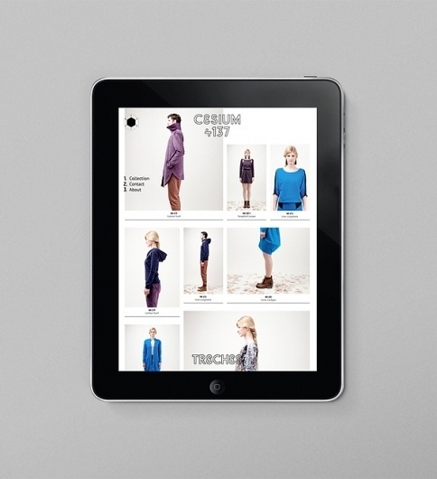 Cesium-137 on the Behance Network #website #portfolio #cesium