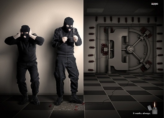 Zippo on the Behance Network #zippo #black #advertising