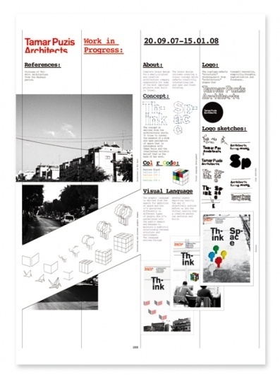 Tamar Puzis Architects on the Behance Network #design #graphic #poster #typography
