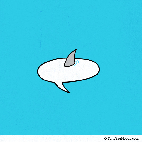 Drawings About Talking. behance.vo.llnwd.net/profiles/77742/projects/2785021/9837443ec4e5db12421e7056136bc5e4.jpg #talking #graphic #shark #illustration