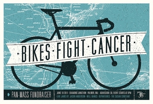 Pan-Mass Challenge Gig Poster on the Behance Network #print #illustration