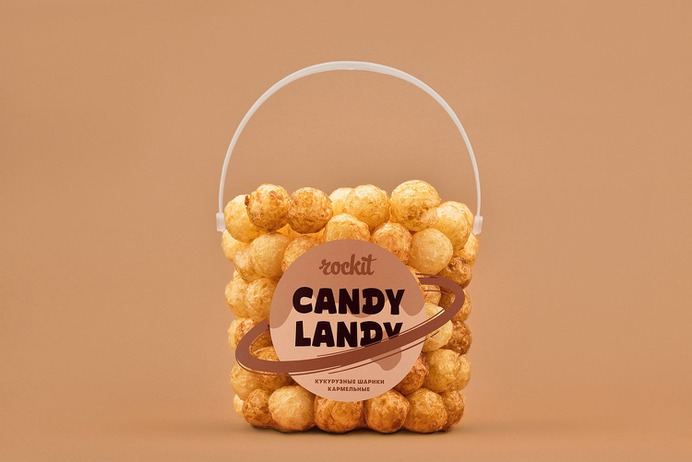 Rockit Snacks Packaging - Mindsparkle Mag Creative team was inspired by the story that popcorn is born during the Big Bang. Popcorn Rockit is unique. It appears when a rocket takes off. #logo #packaging #identity #branding #design #color #photography #graphic #design #gallery #blog #project #mindsparkle #mag #beautiful #portfolio #designer