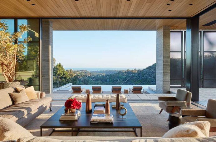 living room, Abramson Architects