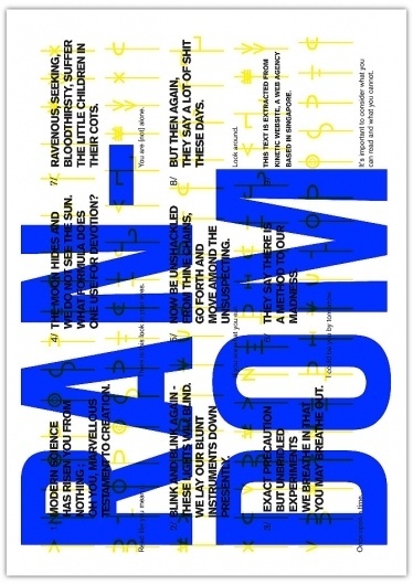 RANDOM - MS #design #graphic #poster #typography
