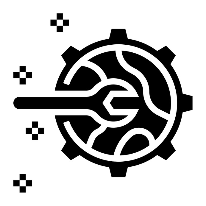 See more icon inspiration related to system, engineer, network, setting, repair, networking, mechanic, wrench and gear on Flaticon.
