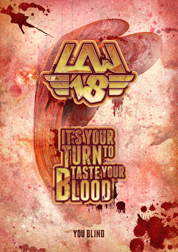 Law 18: band posters #design #graphic #digital #art #music #typography