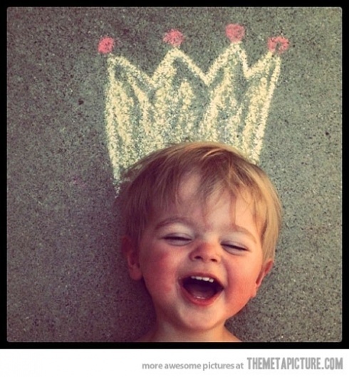 Chalk crown #crown #child #chalk