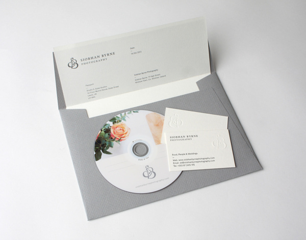 Siobhan Byrne #emboss #business #branding #packaging #classic #identity #envelope #disc #passport #cards