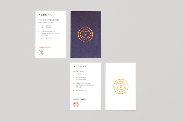 Albura #business #branding #brading #hot #logo #stamping #cards #foil