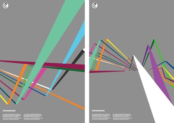 Chromaroma Proud Creative #posters #colorful #minimal