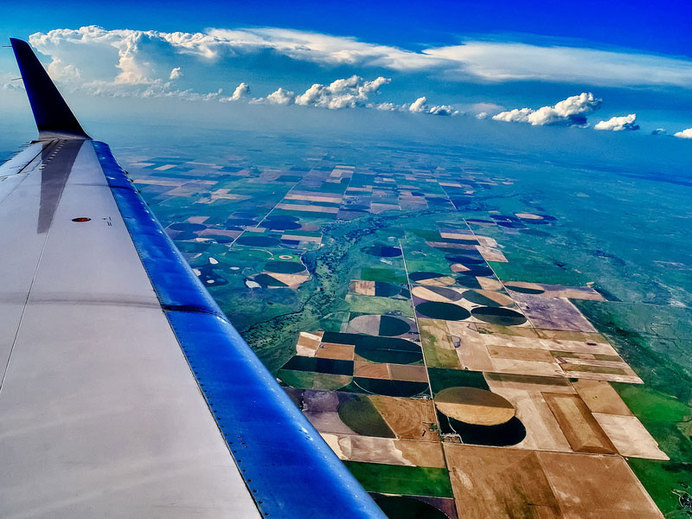 somewhere over kansas usa by mark shaiken #inspiration #creative #airplane #flying #photography #beautiful