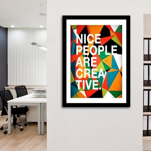 Nice People Are Creative Print by Danny Ivan #print #art