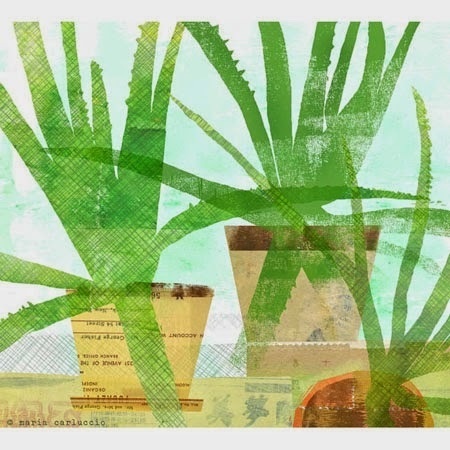 vlinspiratie: maria carluccio #paint plant texture