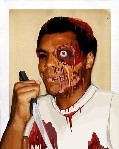 Zombie Ali | Flickr - Photo Sharing! #muhammad #wacom #design #paint #illustration #ali