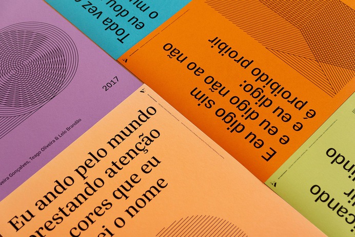 Tipoversos Identity - Mindsparkle Mag Lyrics are the visual and textual manifestation of a song and inspire Tipoversos, a series of 15 posters about brazilian music with lyrics that bring reflection, protest and a certain dose of hope. This beautiful project was designed by Johnny Brito. #logo #packaging #identity #branding #design #color #photography #graphic #design #gallery #blog #project #mindsparkle #mag #beautiful #portfolio #designer