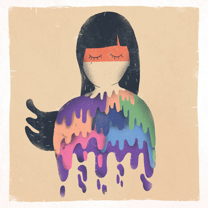 #illustration #girl #colourful